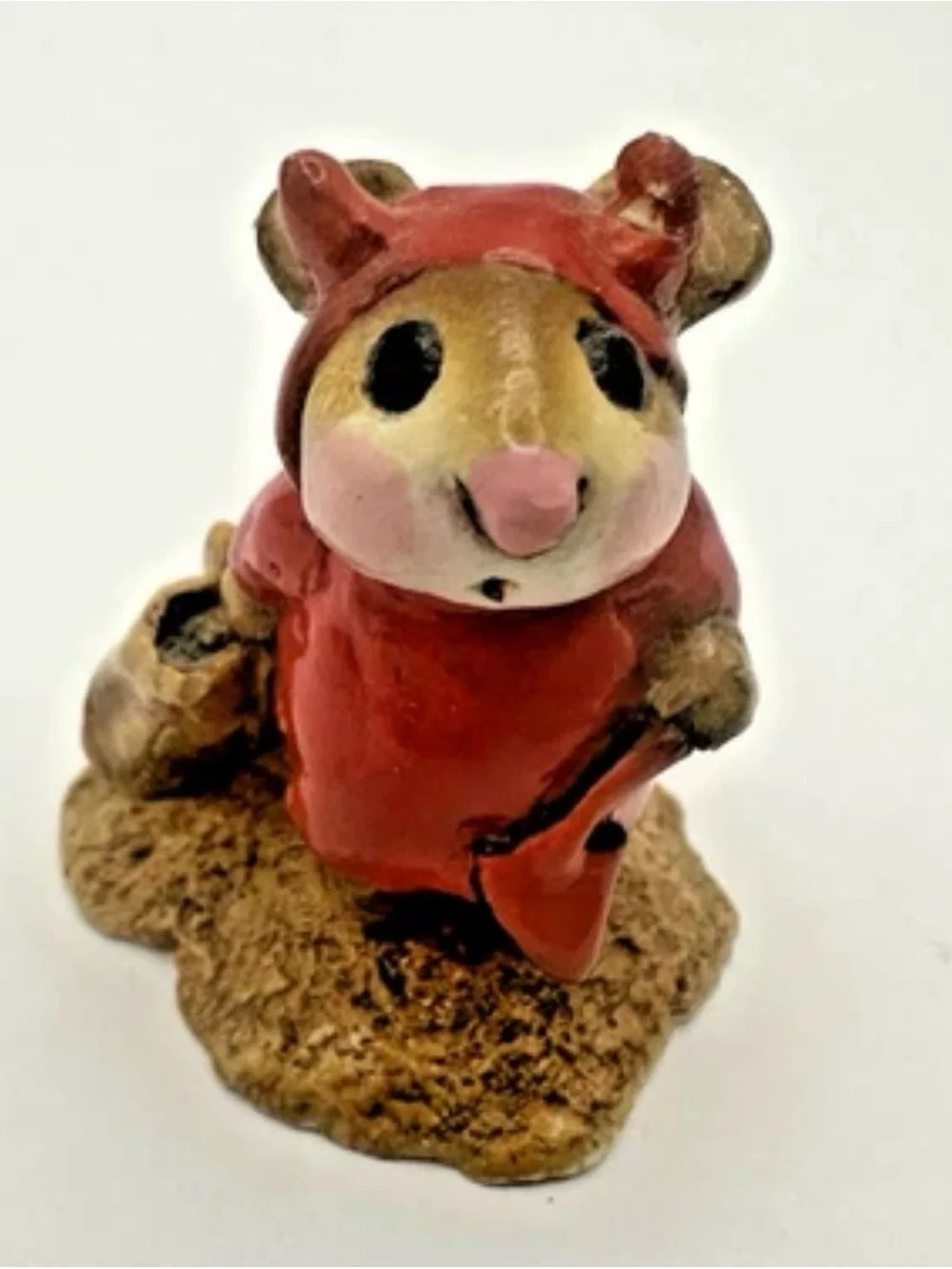 Wee Forest Folk Little Devil M-061 Red Suit BOO Bag Annette Petersen 2000 WFF